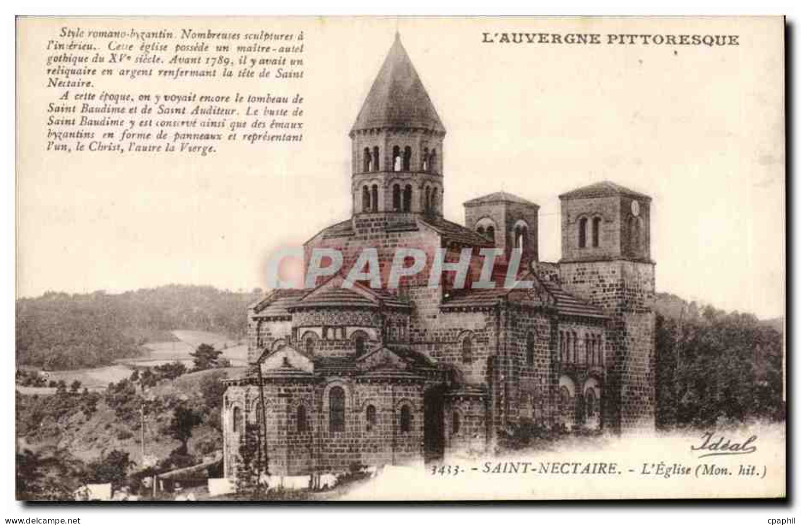 Saint Nectaire - L'Eglise CPA