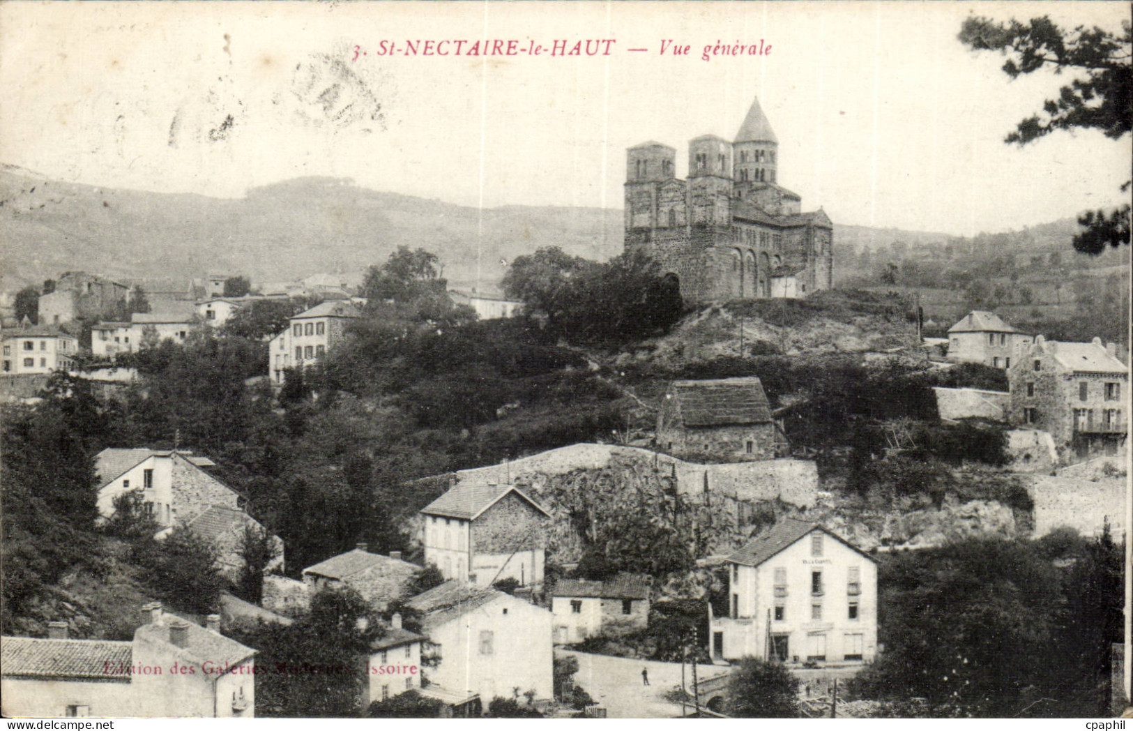 Saint Nectaire le haut CPA Vue generale