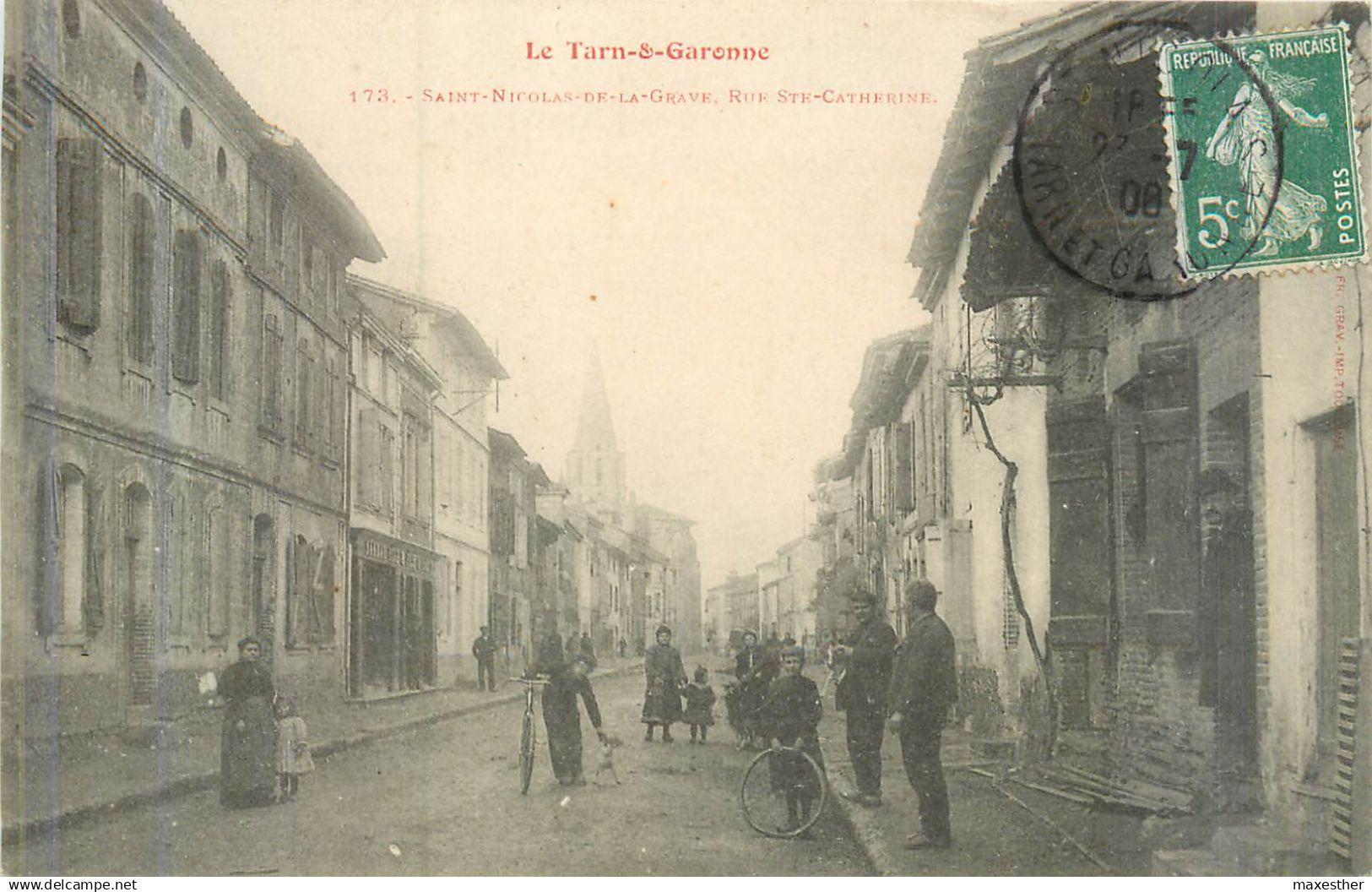 SAINT NICOLAS DE LA GRAVE  rue Sainte Catherine