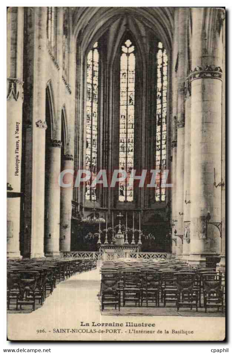 Saint Nicolas du Port - La Basilique - CPA