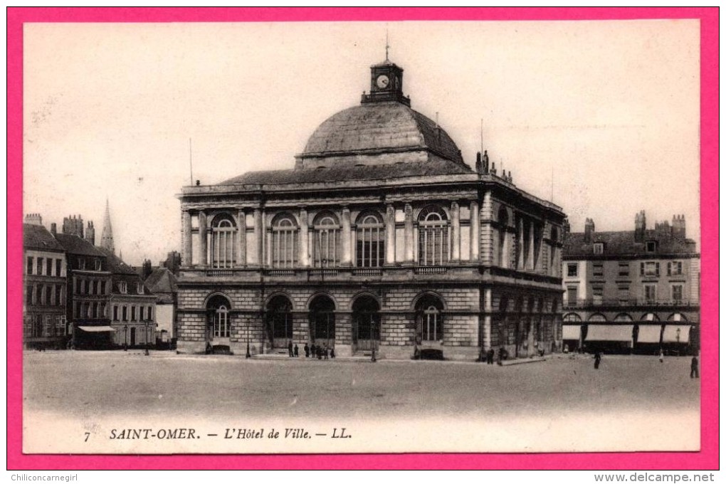 Saint Omer - L'Hôtel de Ville - Animée - L.L.