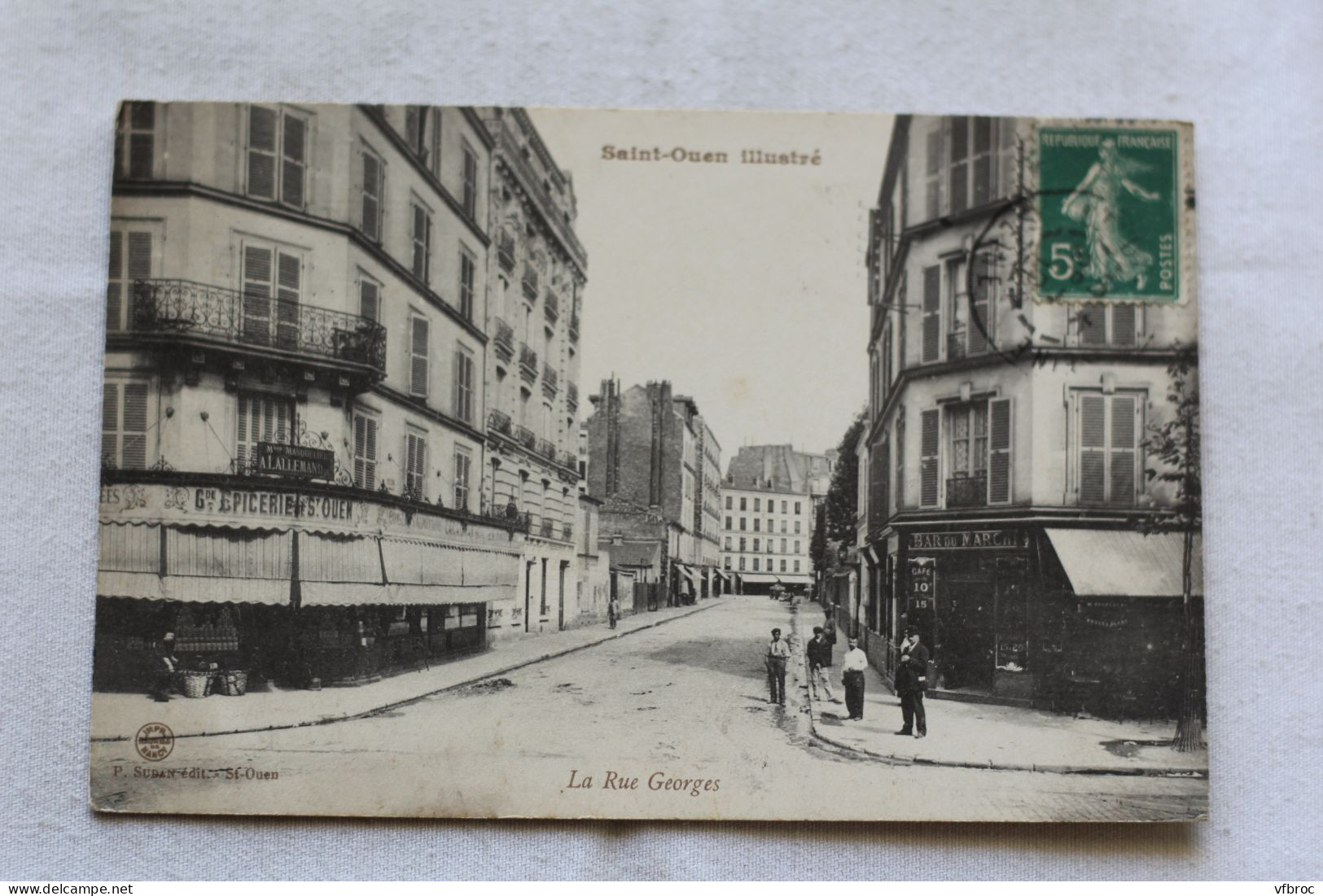 Saint Ouen, la rue Georges, Seine saint Denis 93