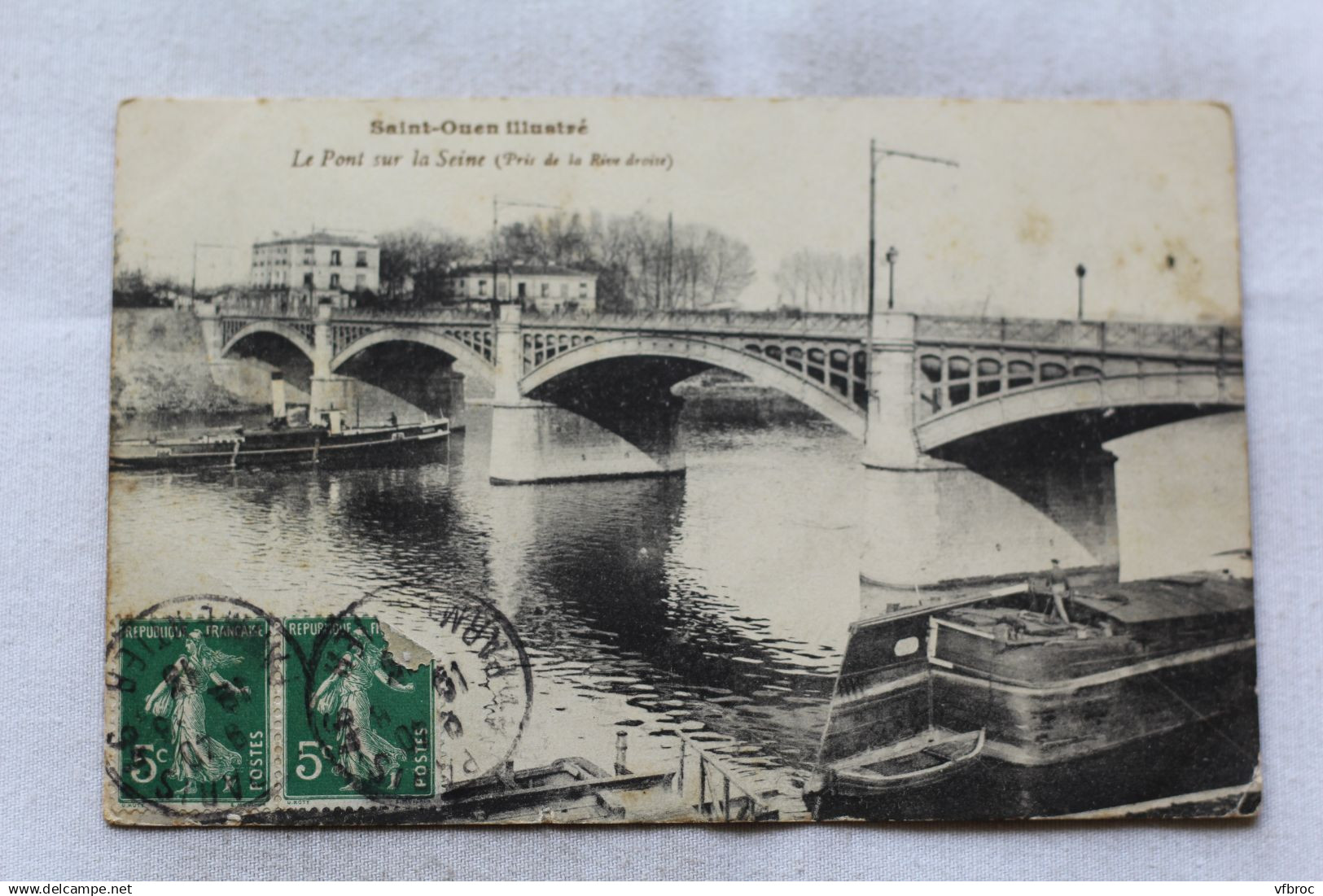 Saint Ouen, le pont sur la Seine, Seine saint Denis 93