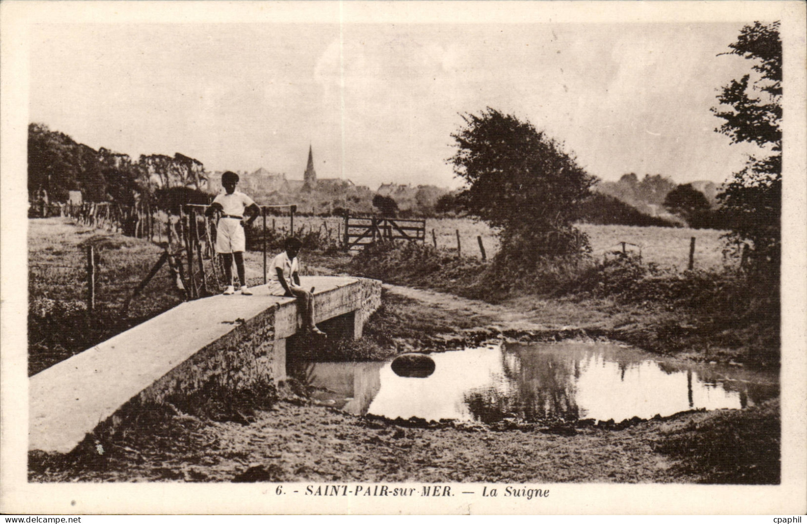Saint Pair sur mer CPA La Suigne