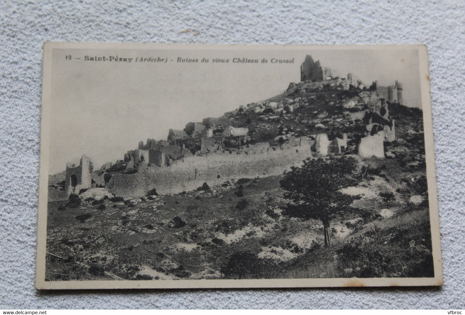 saint Peray, ruines du vieux château de Crussol, Ardèche 07