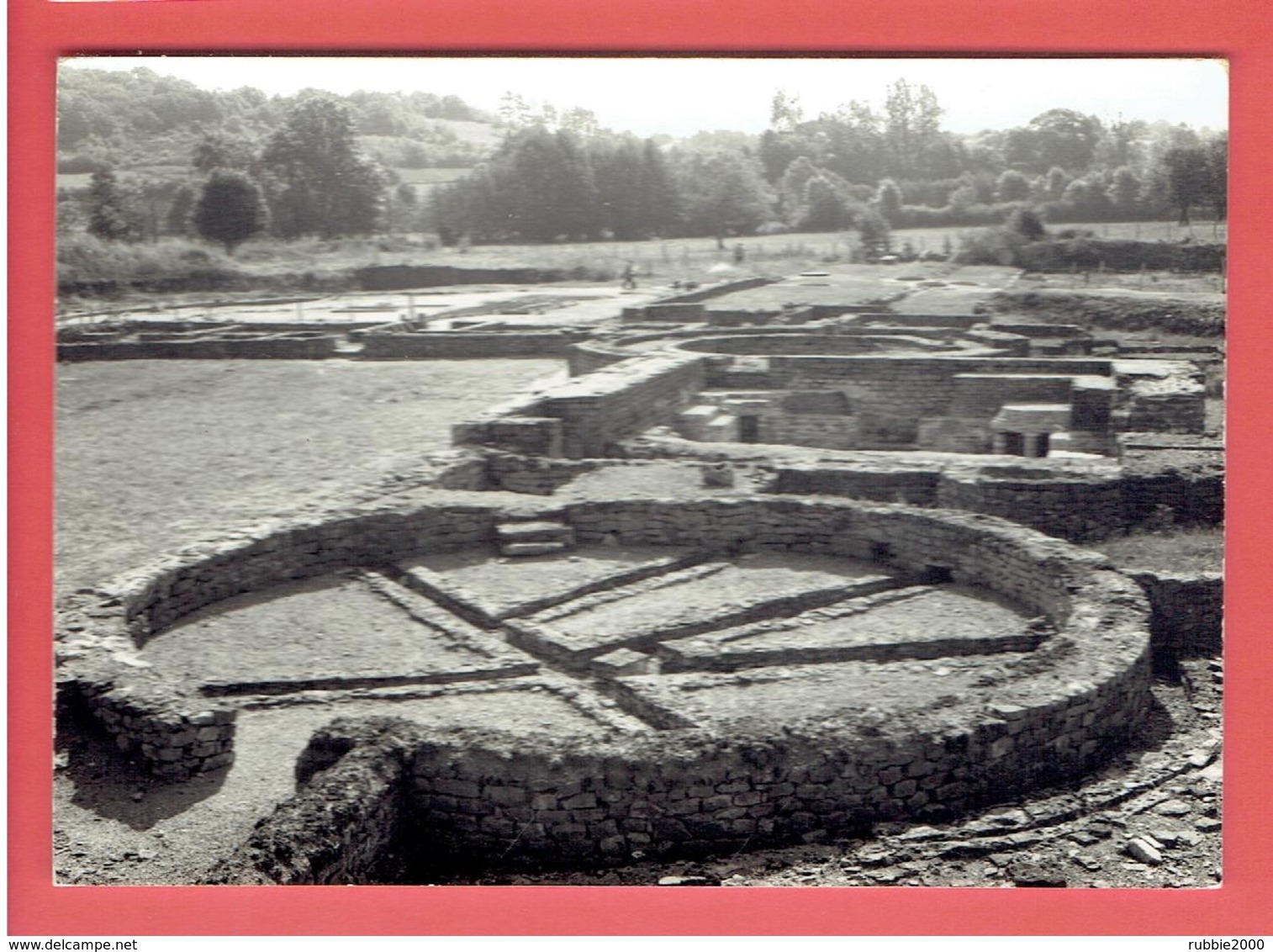 SAINT PERE SOUS VEZELAY FOUILLES DES FONTAINES SALEES CARTE EN TRES BON ETAT