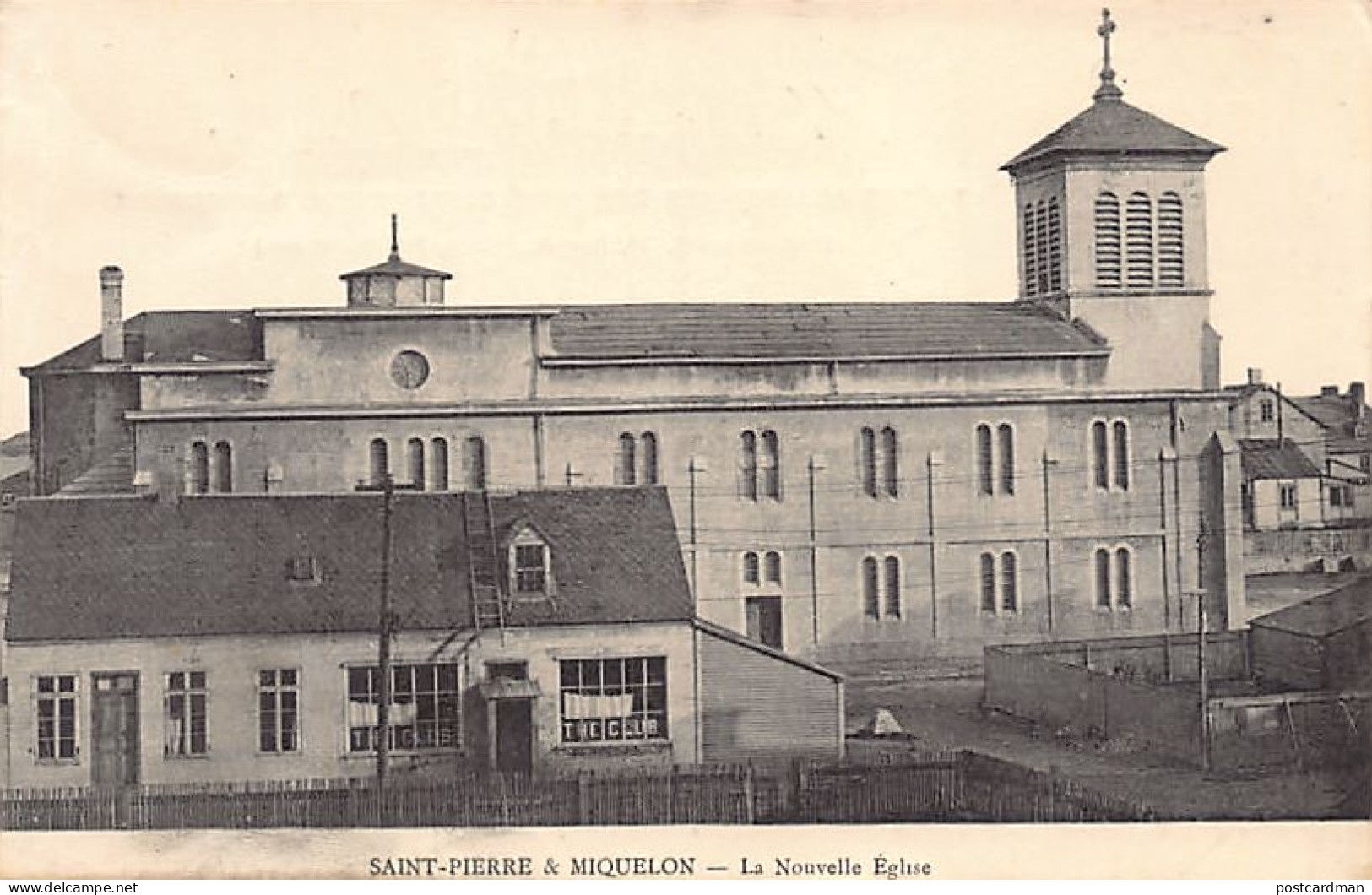 Saint-Pierre-et-Miquelon - L'incendie de l'église la nuit du 1er novembre 1902 - La nouvelle église en béton armé