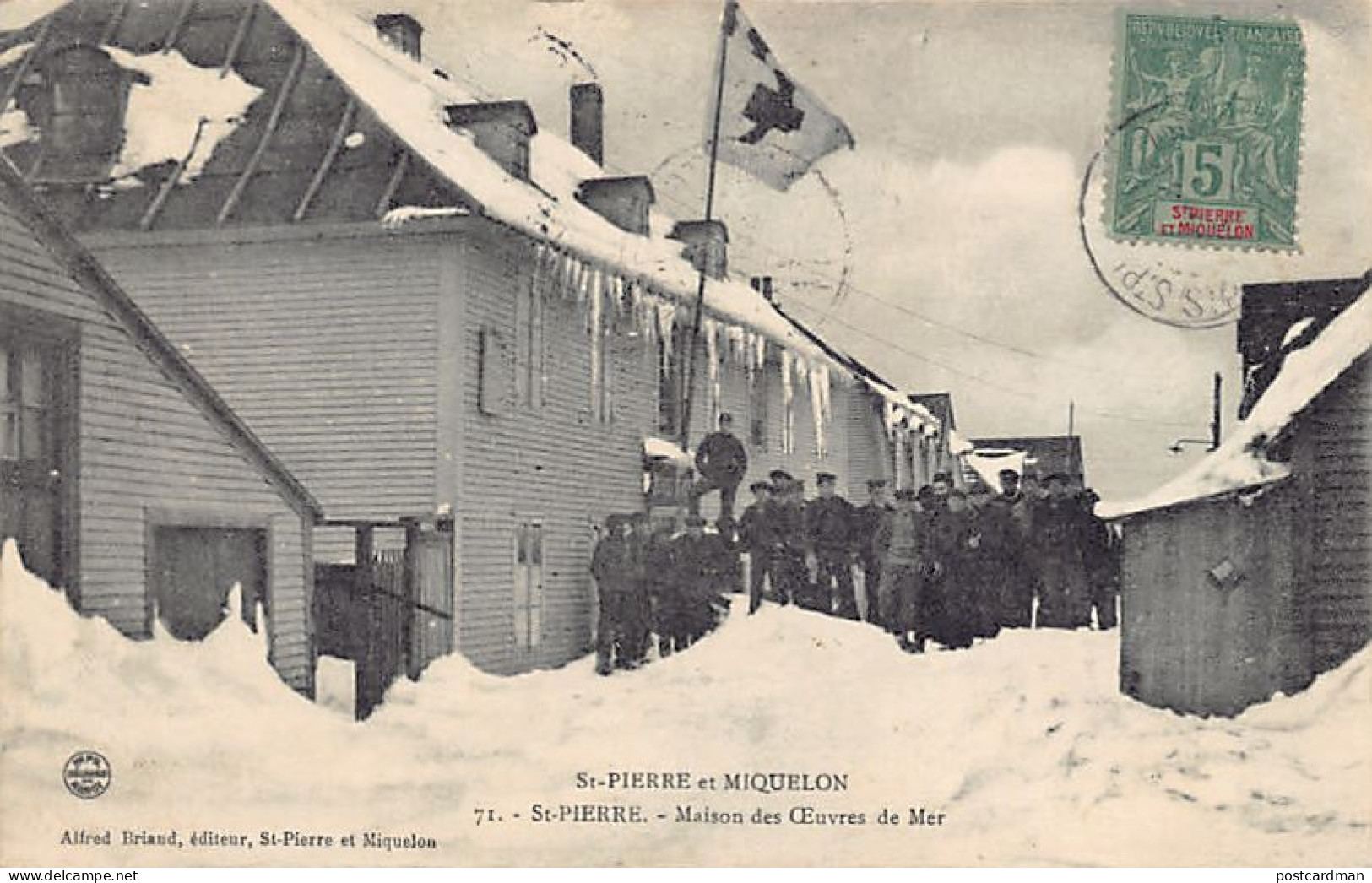 Saint-Pierre-et-Miquelon - SAINT-PIERRE - La miaosn des Oeuvres de Mer - Ed. Alfred Briand 71