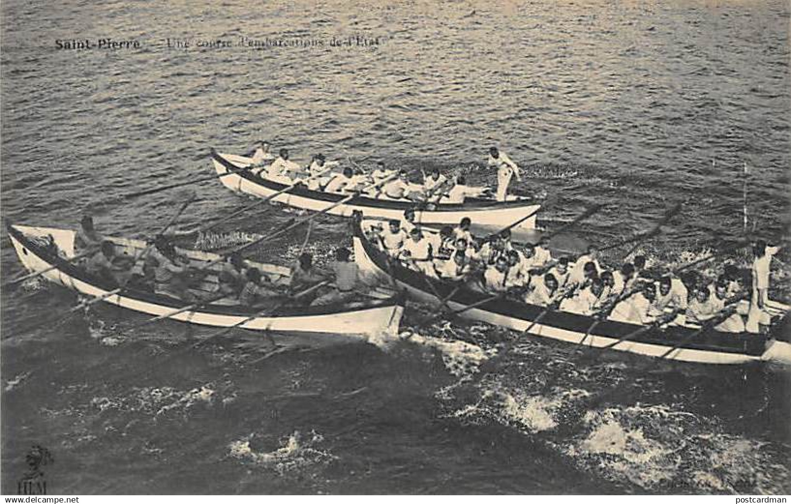 Saint-Pierre et Miquelon - Une course d'embarcations de l'Etat - Ed. H.L.M.