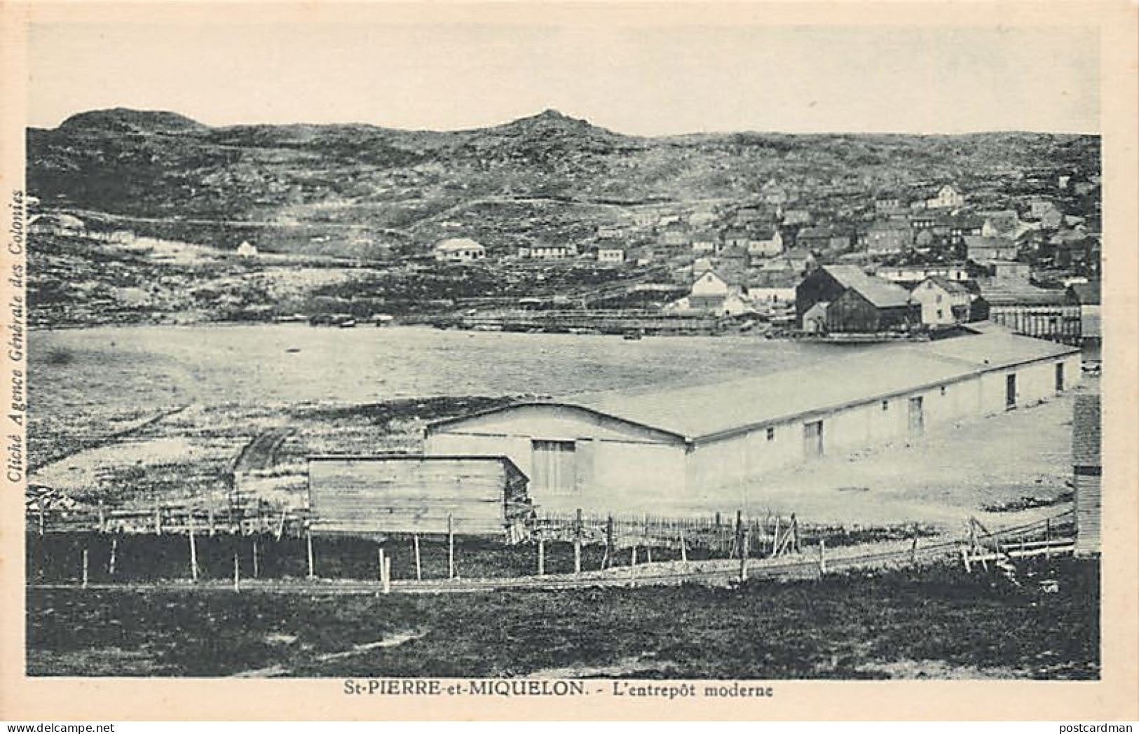 Saint-Pierre & Miquelon - L'entrepôt moderne - Ed. Agence Centrale des Colonies