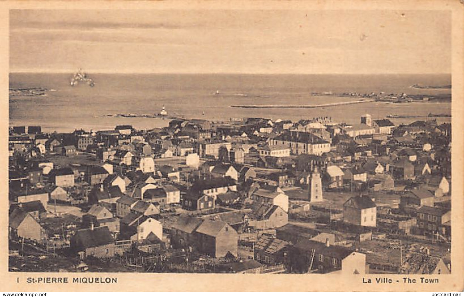 Saint-Pierre & Miquelon - La ville - Ed. Léon Briand 1