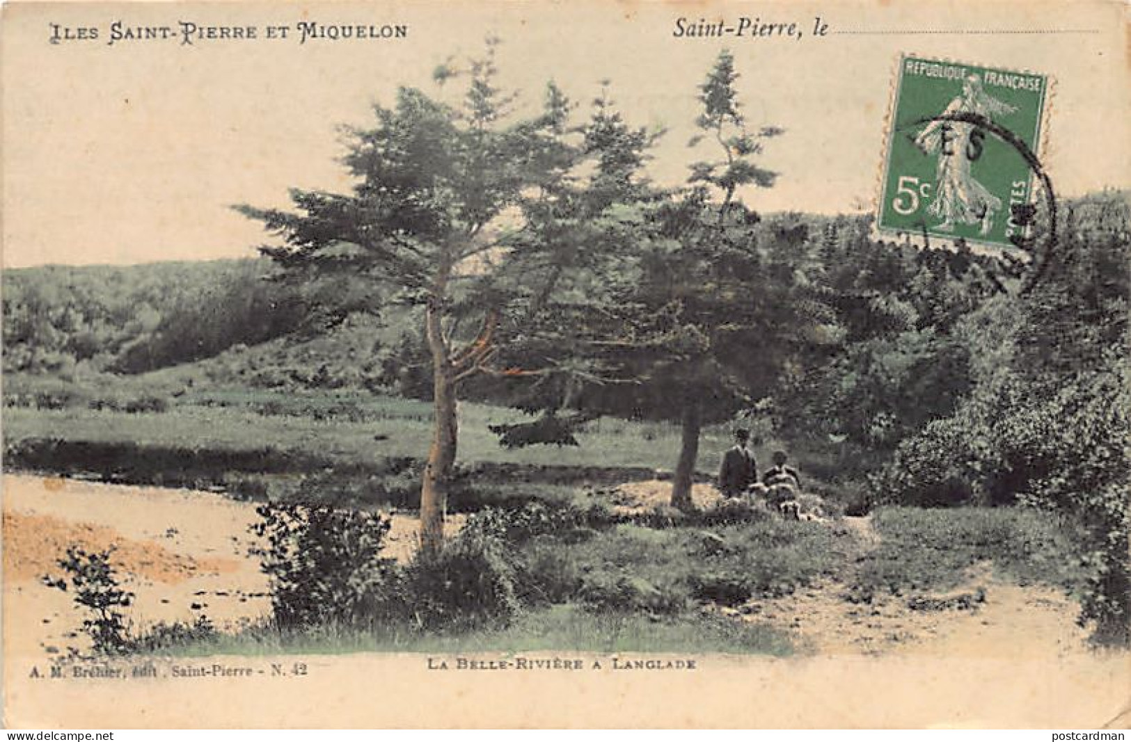 Saint-Pierre & Miquelon - LANGLADE - La Belle-Rivière - Ed. A. M. Bréhier 42
