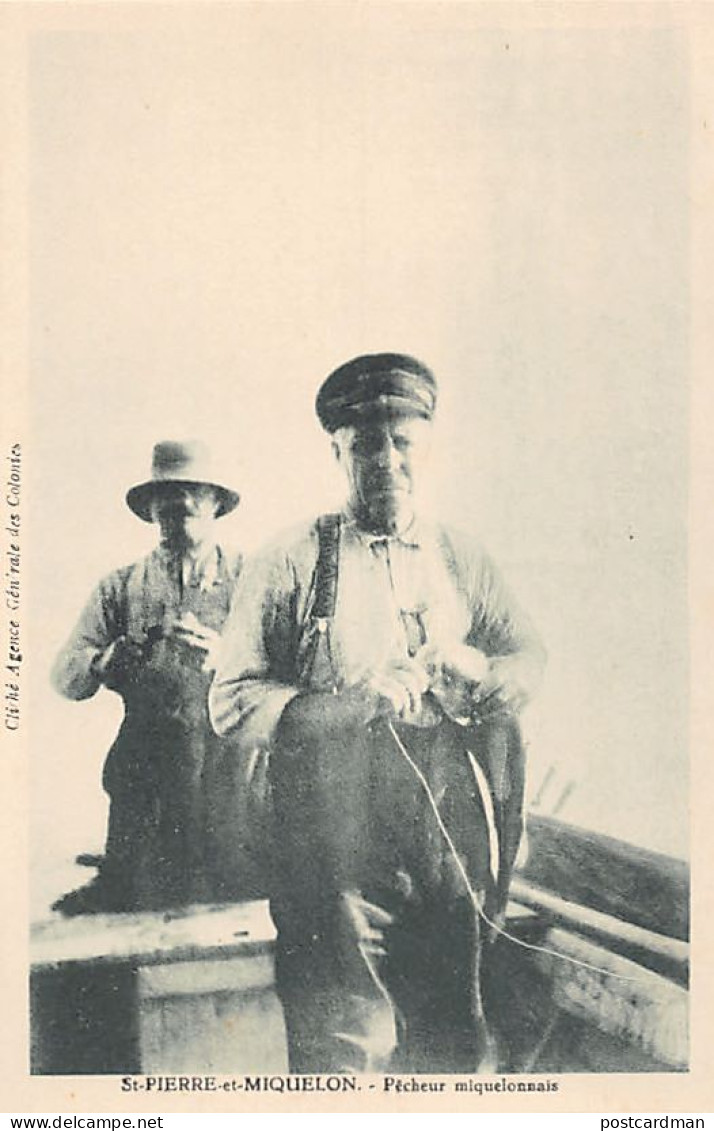Saint-Pierre & Miquelon - Pêcheur miquelonnais - Ed. Agence Centrale des Colonies