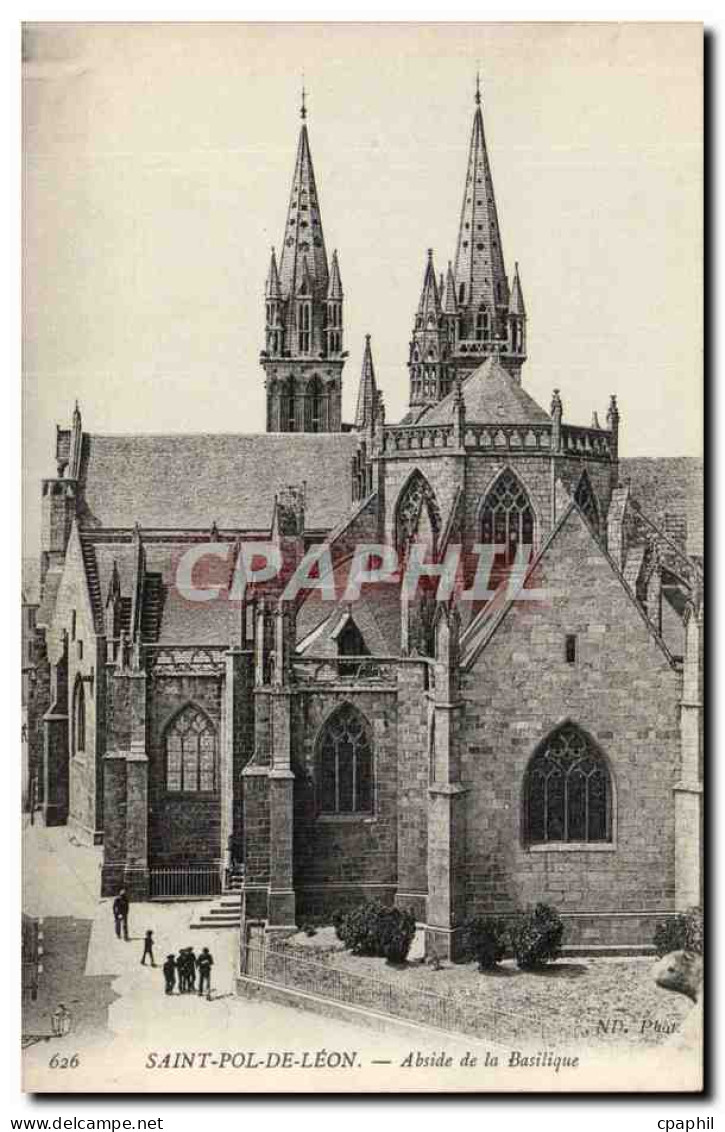 Saint Pol de leon CPA Abside de la basilique