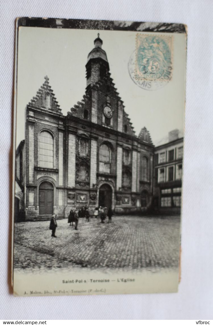 Saint Pol sur Ternois, l'église, Pas de Calais 62