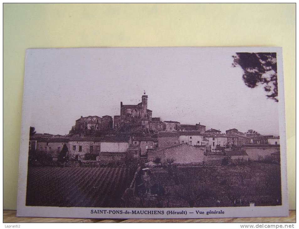 SAINT-PONS-DE-MAUCHIENS (HERAULT) VUE GENERALE