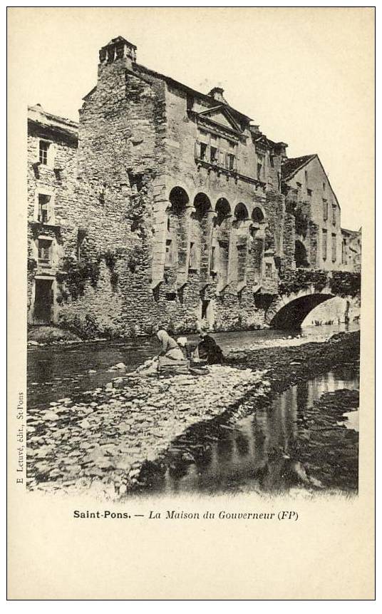 Saint-Pons-de-Thomières 34 - Maison du Gouverneur - LAVANDIERES