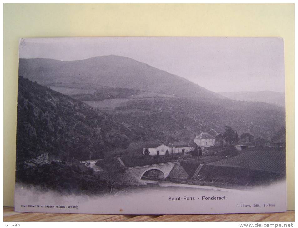 SAINT-PONS (HERAULT) PONDERACH.