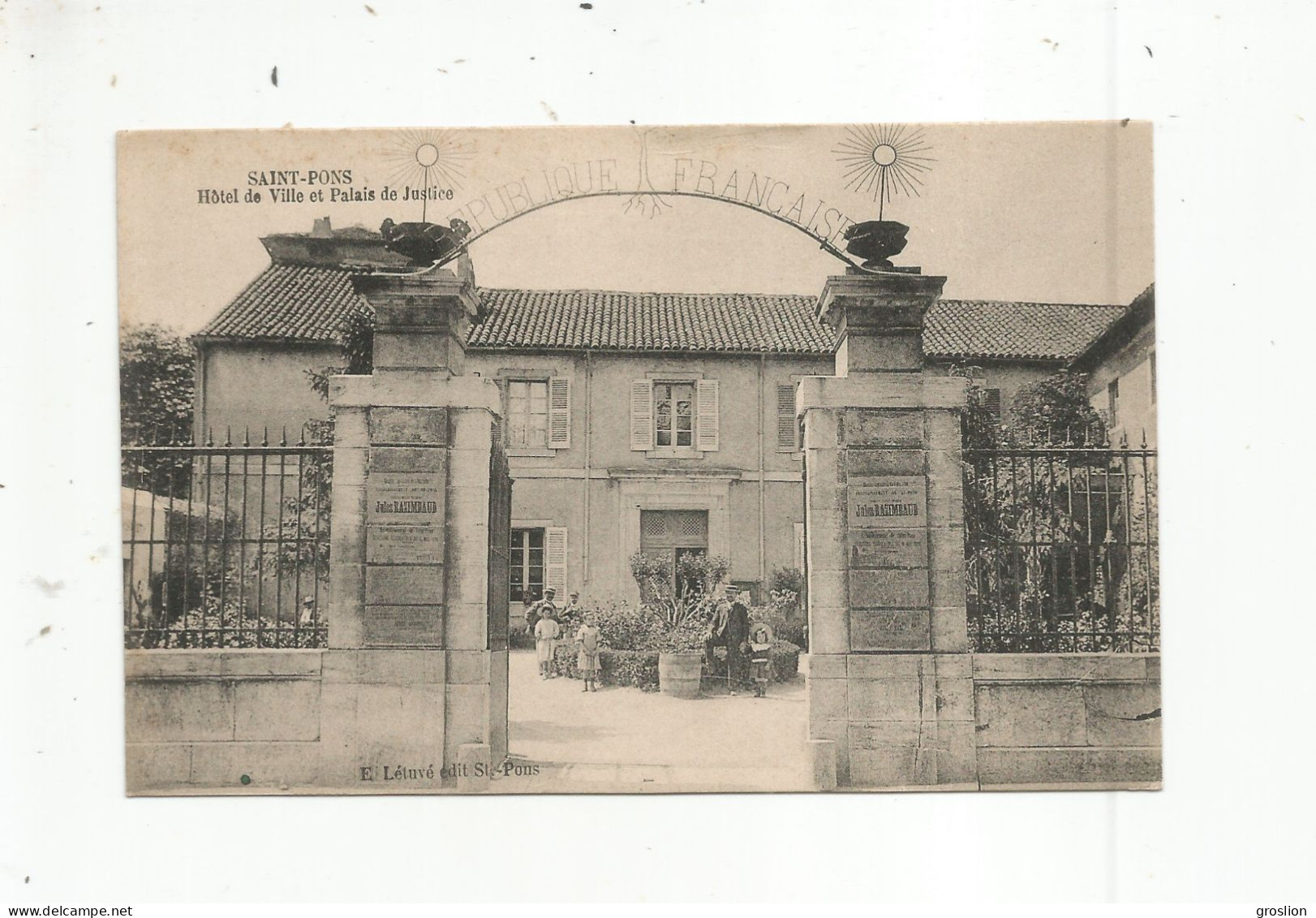 SAINT PONS HOTEL DE VILLE ET PALAIS DE JUSTICE