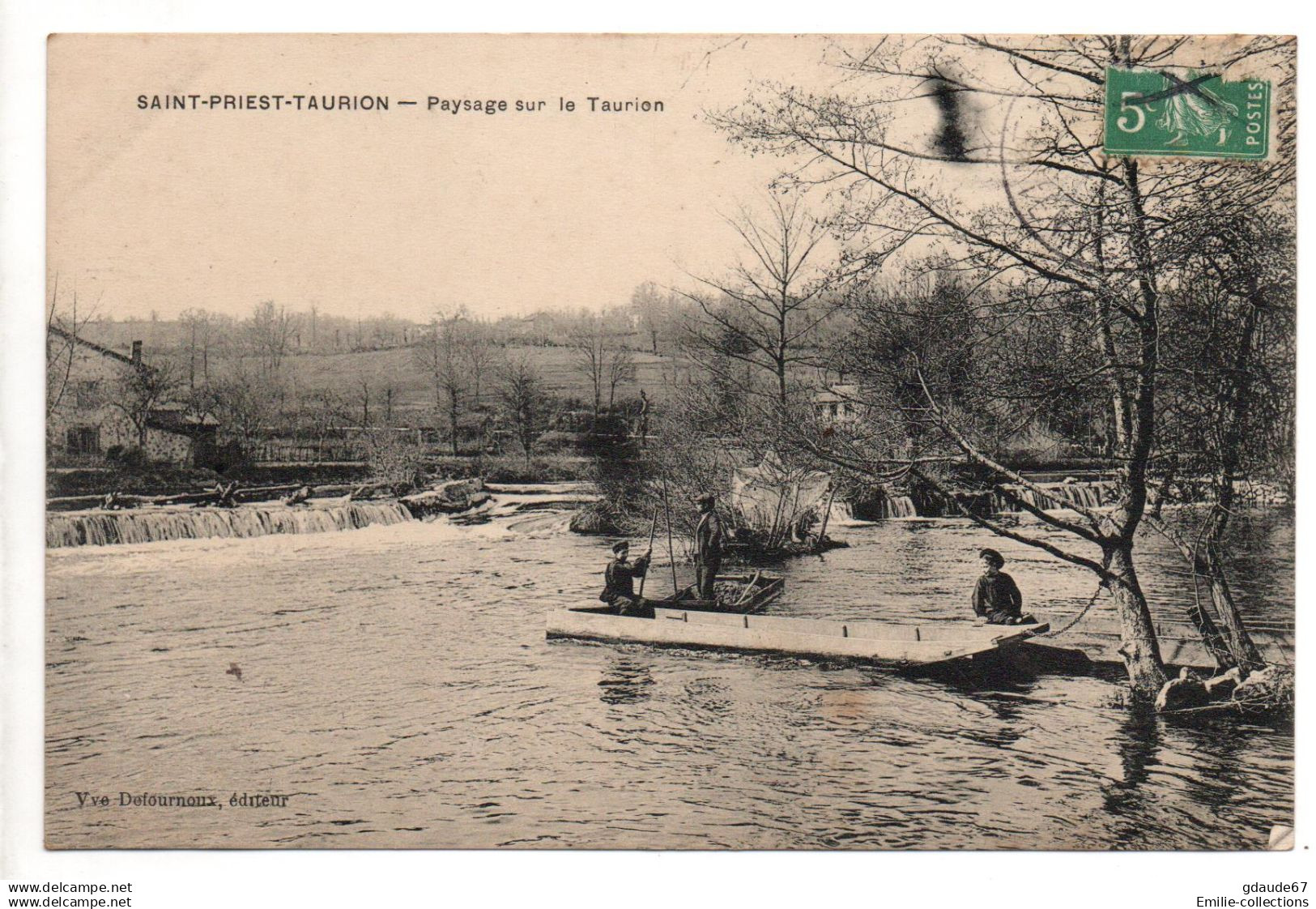 SAINT PRIEST TAURION (87) - PAYSAGE SUR LE TAURION