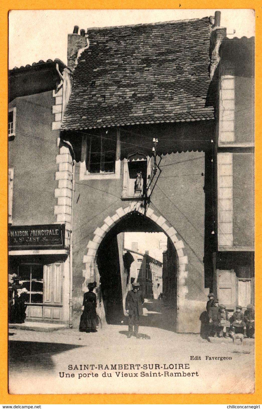 Saint Rambert sur Loire - Une Porte du Vieux Saint Rambert - Maison Municipale à St Just sur Loire - Enfants - FAVERGEON