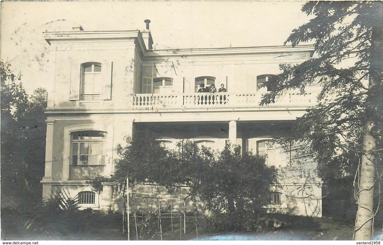 SAINT RAPHAËL-carte photo "villa Belgica"anciennement villa Forel
