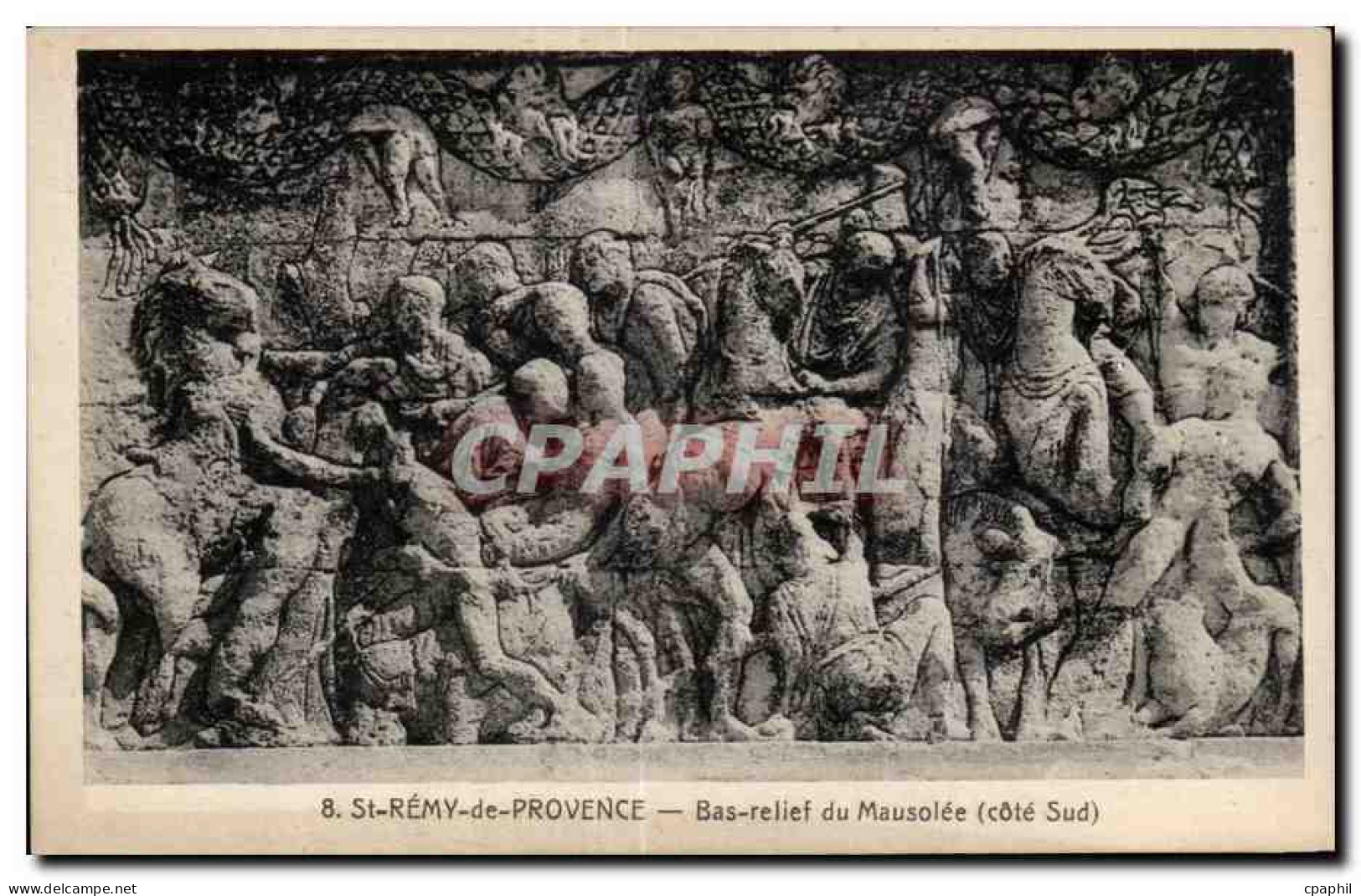 Saint Remy de Provence - Bas Relief du Mausolee - CPA