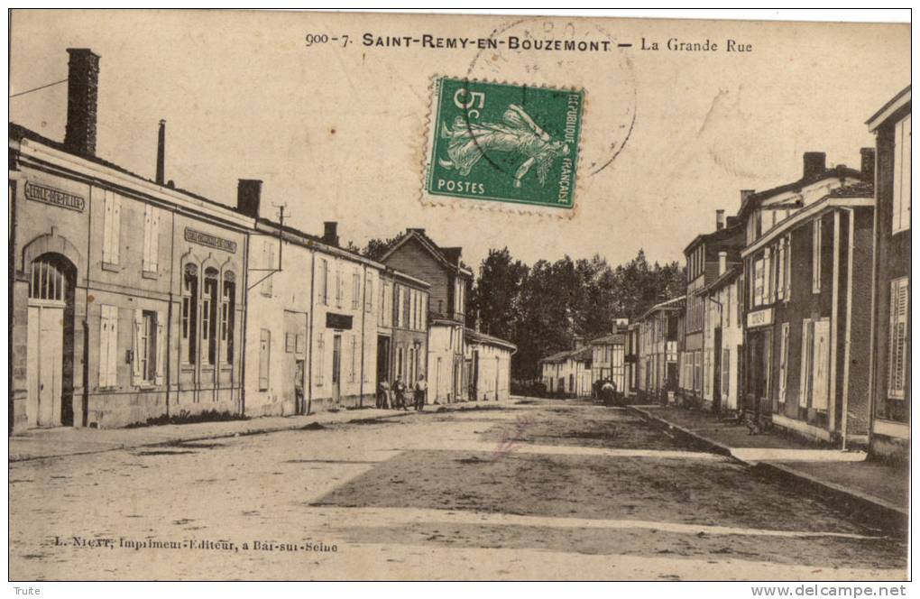 SAINT-REMY-EN-BOUZEMONT LA GRANDE RUE