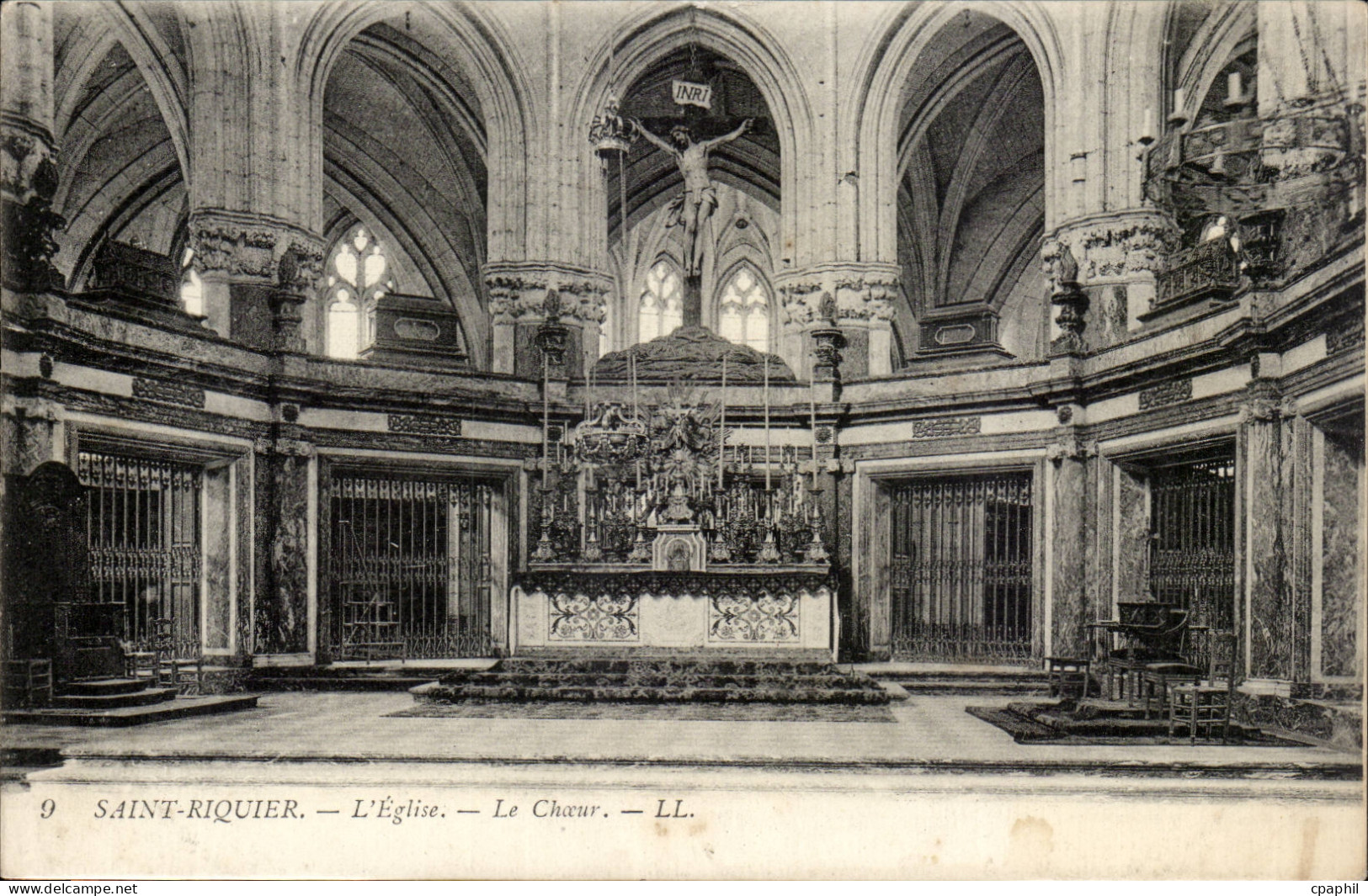 Saint Riquier - L'Eglise - Le Choeur - CPA