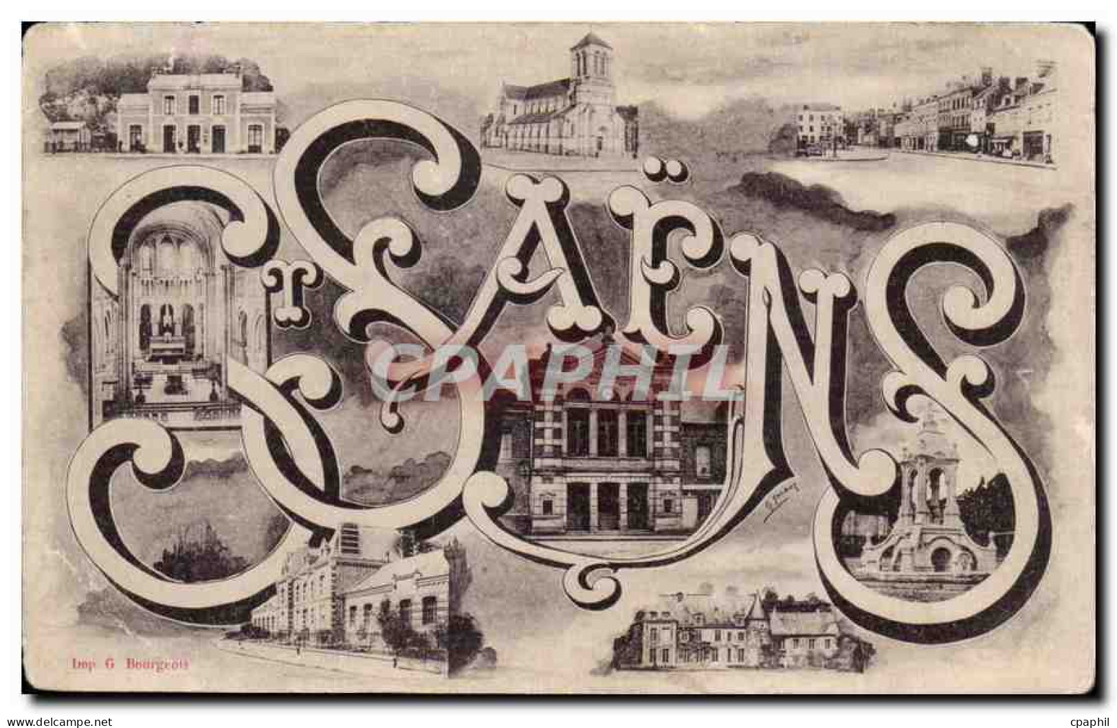 Saint Saens - Souvenir - CPA