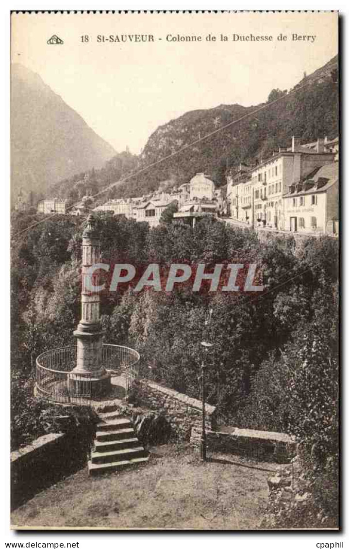 Saint Sauveur CPA Colonne de la duchesse de Berry
