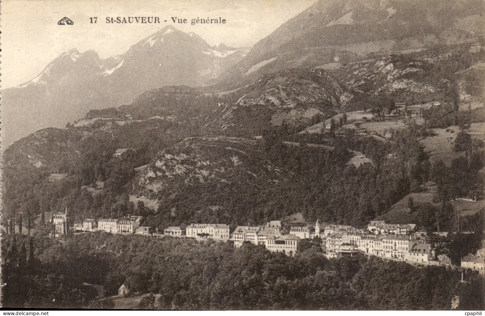 Saint Sauveur CPA Vue generale
