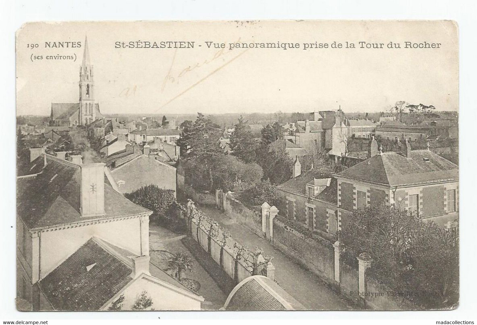 Saint-Sébastien-sur-Loire  (44 - Loire Atlantique) VUE PANORAMIQUE