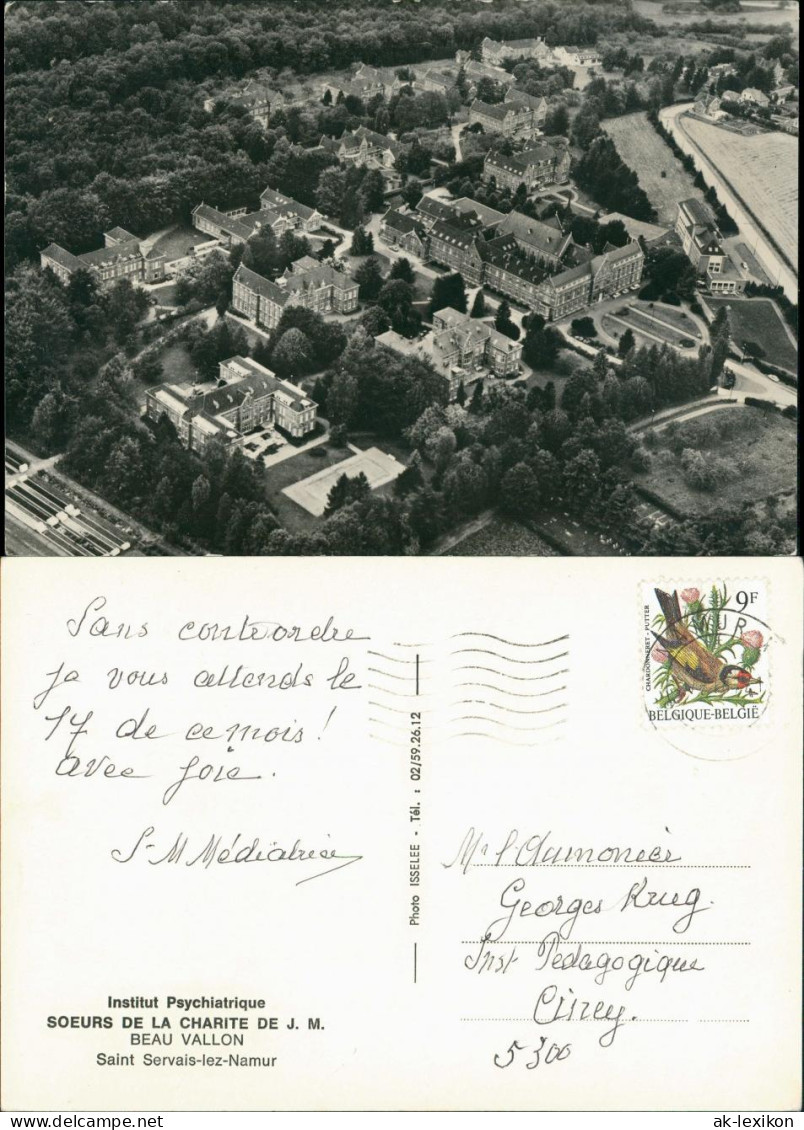 Saint Servais-Namur Namen Institut Psychiatrique Luftbild Beau Va  1973