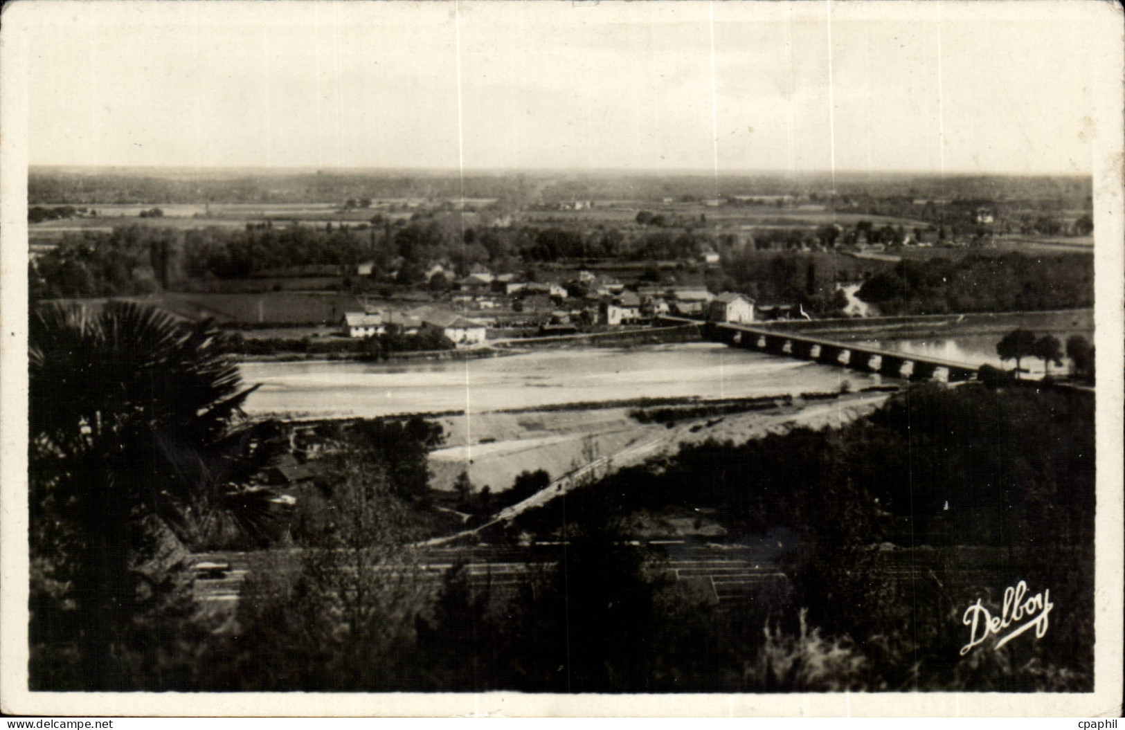 Saint Sever sur Adour CPM Vue panoramique et le pont pris de Morlanne