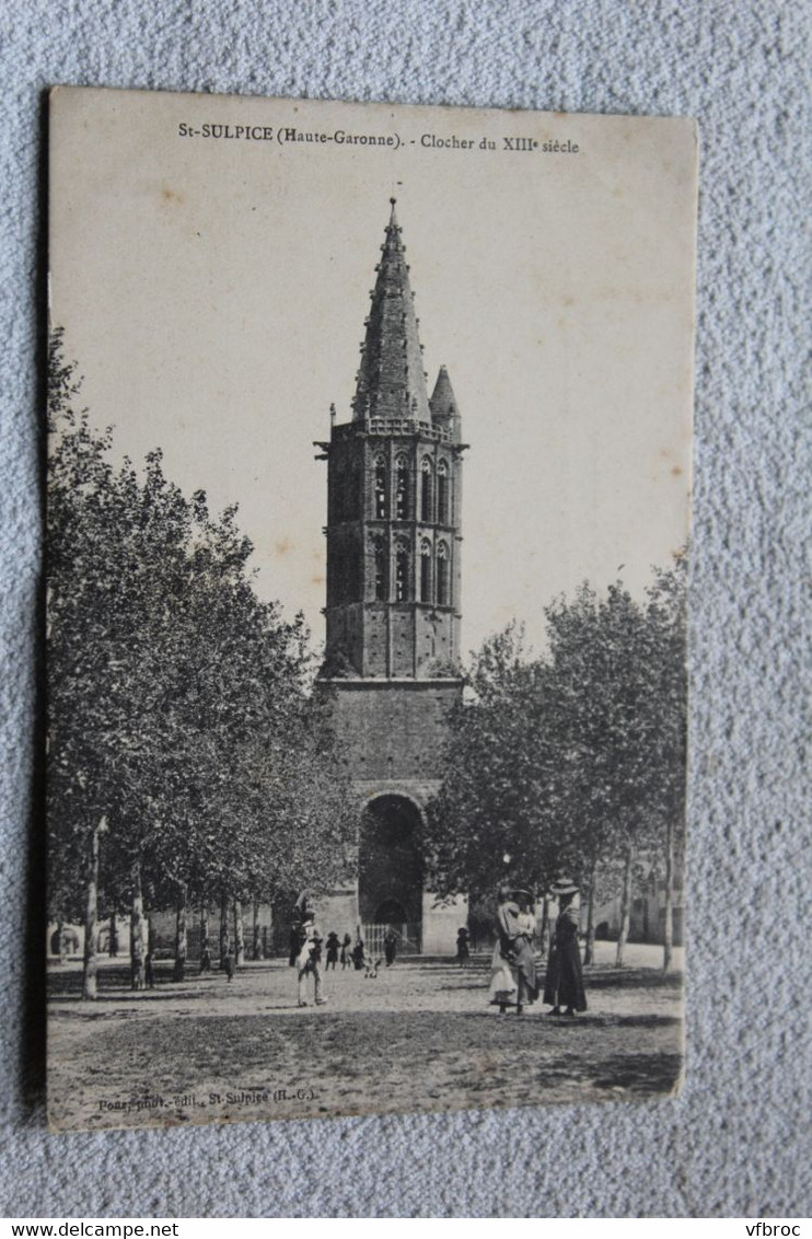 saint Sulpice, clocher du XIIIème siècle, haute Garonne 31