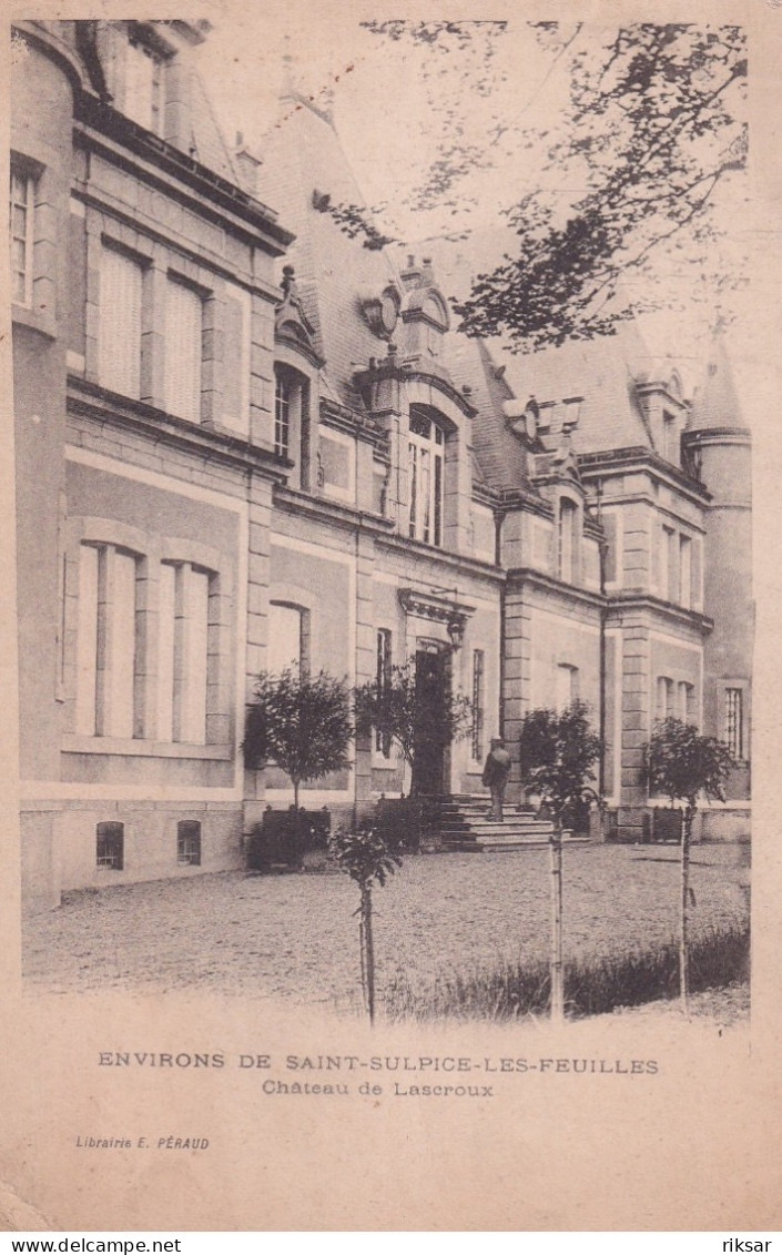 SAINT SULPICE LES FEUILLES(LASCROUX)