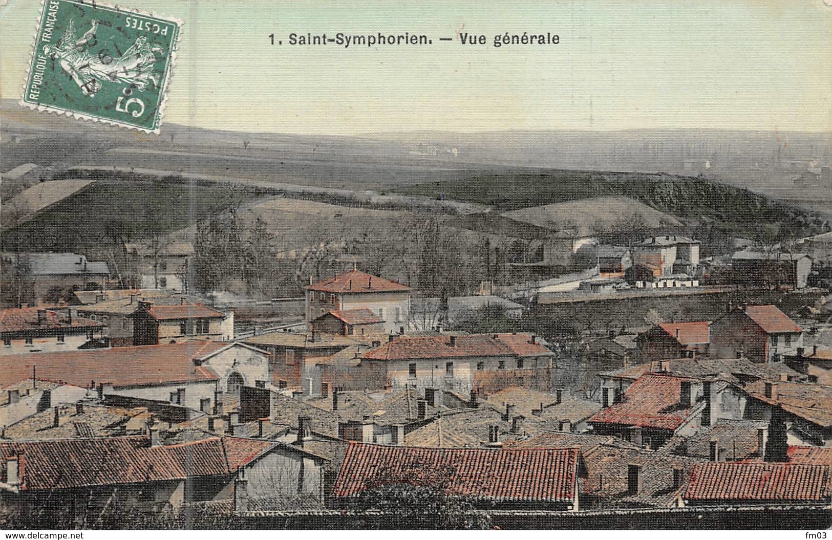 Saint Symphorien sur Coise ? toilée colorisée