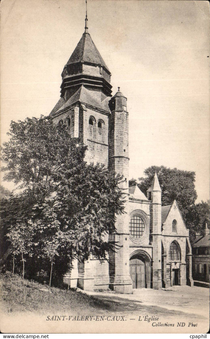 Saint Valery en Caux - L Eglise - CPA