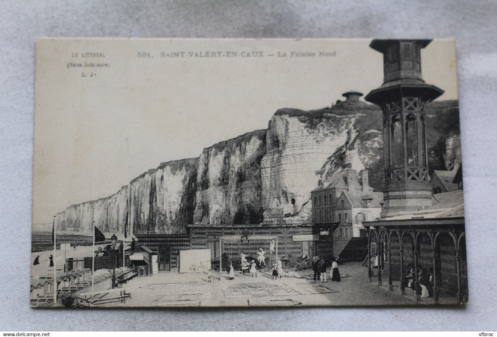 Saint Valery en Caux, la falaise Nord, Seine Maritime 76