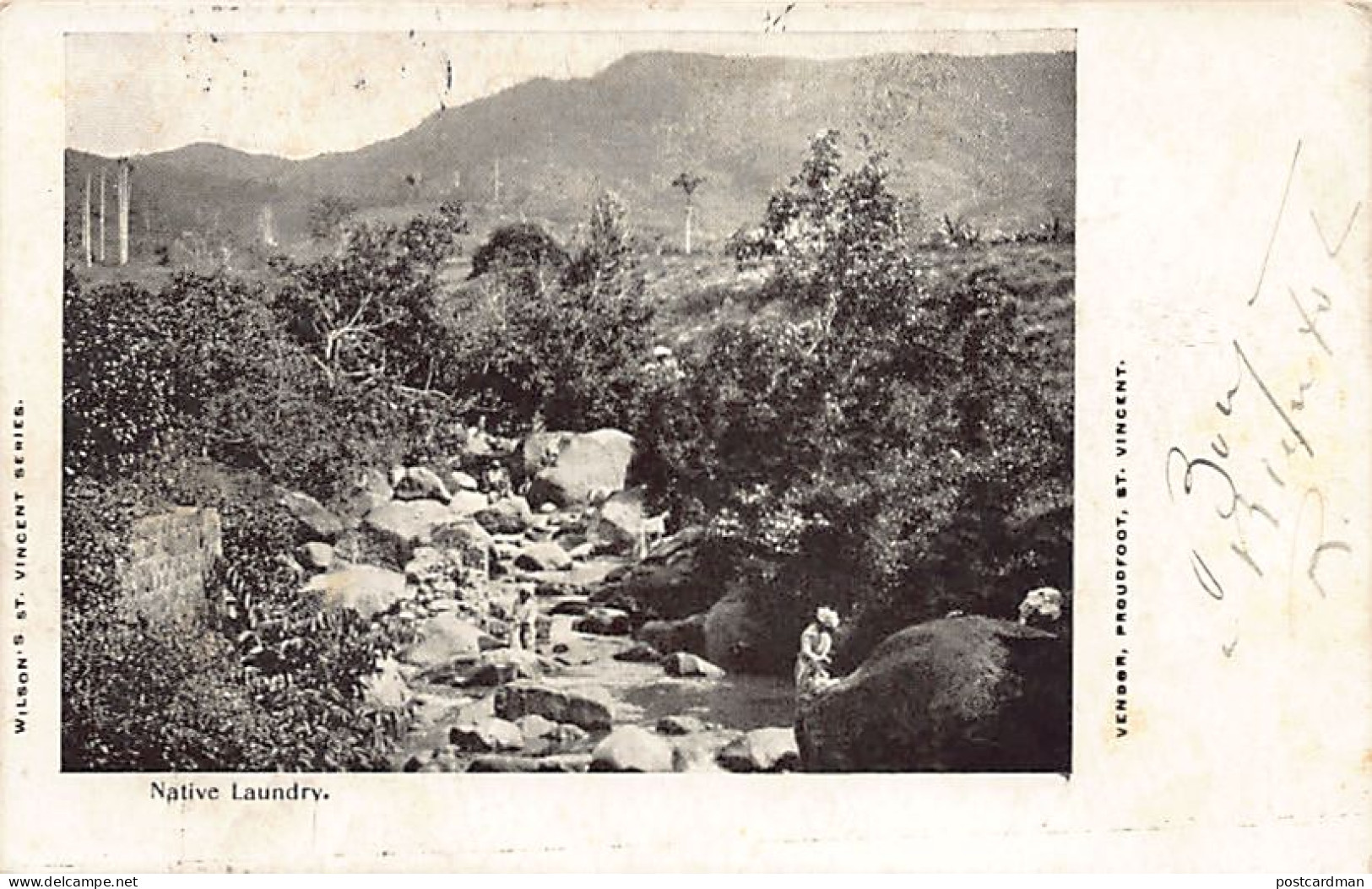Saint-Vincent - Native laundry - Publ. Proudfoot - Wilson's St. Vincent Series