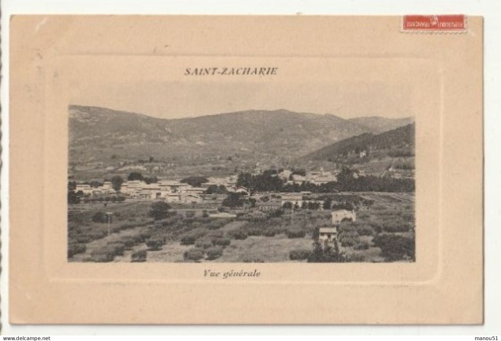SAINT ZACHARIE  vue générale