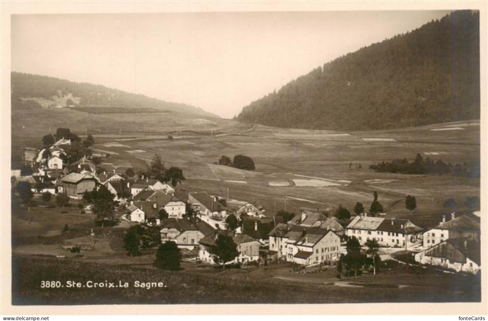 Sainte-Croix Ste-Croix VD La Sagne vue panoramique