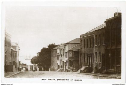 St Helena Jamestown Main Street photocard
