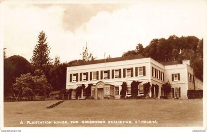 ST. HELENA - Plantation House, the Governor's residence - REAL PHOTO - Publ. JUDGES' LTD. 6