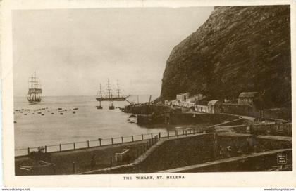 St Helena The Wharf photocard