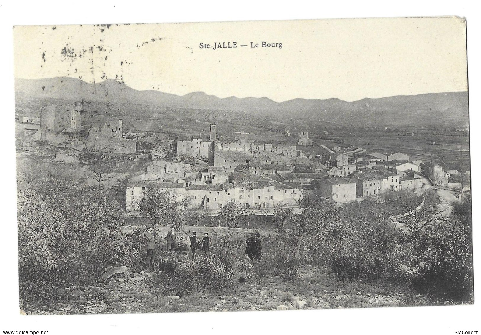 Sainte Jalle, le bourg (A25p82)