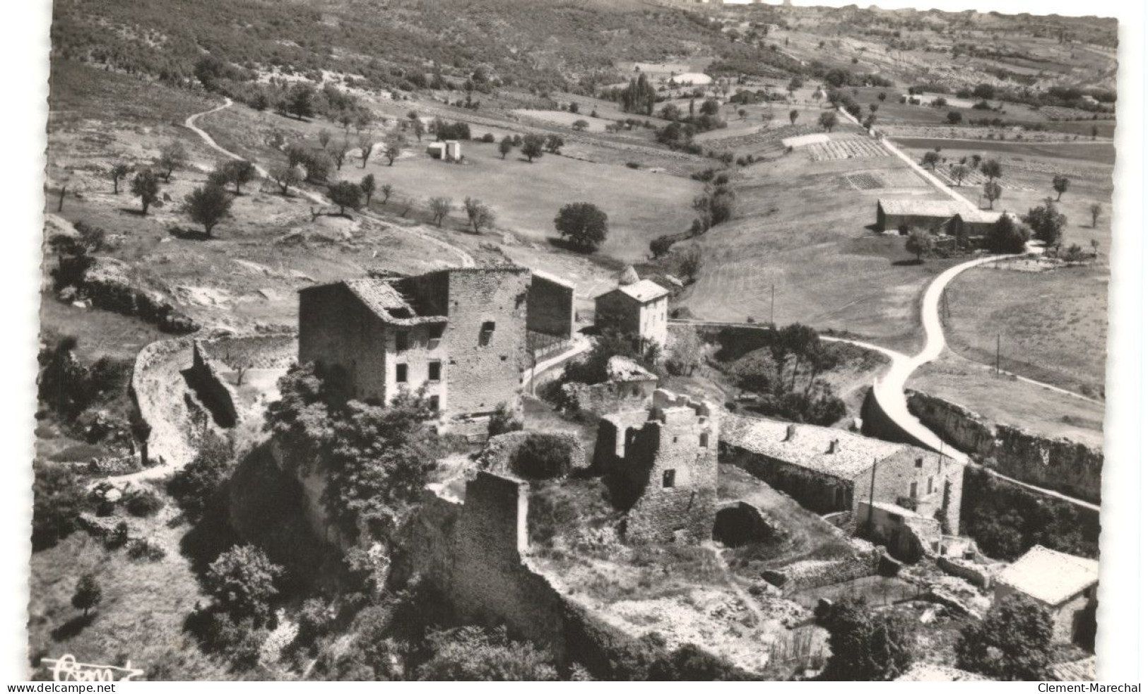 SAINTE-JALLE: vue aérienne 10x15 - très bon état