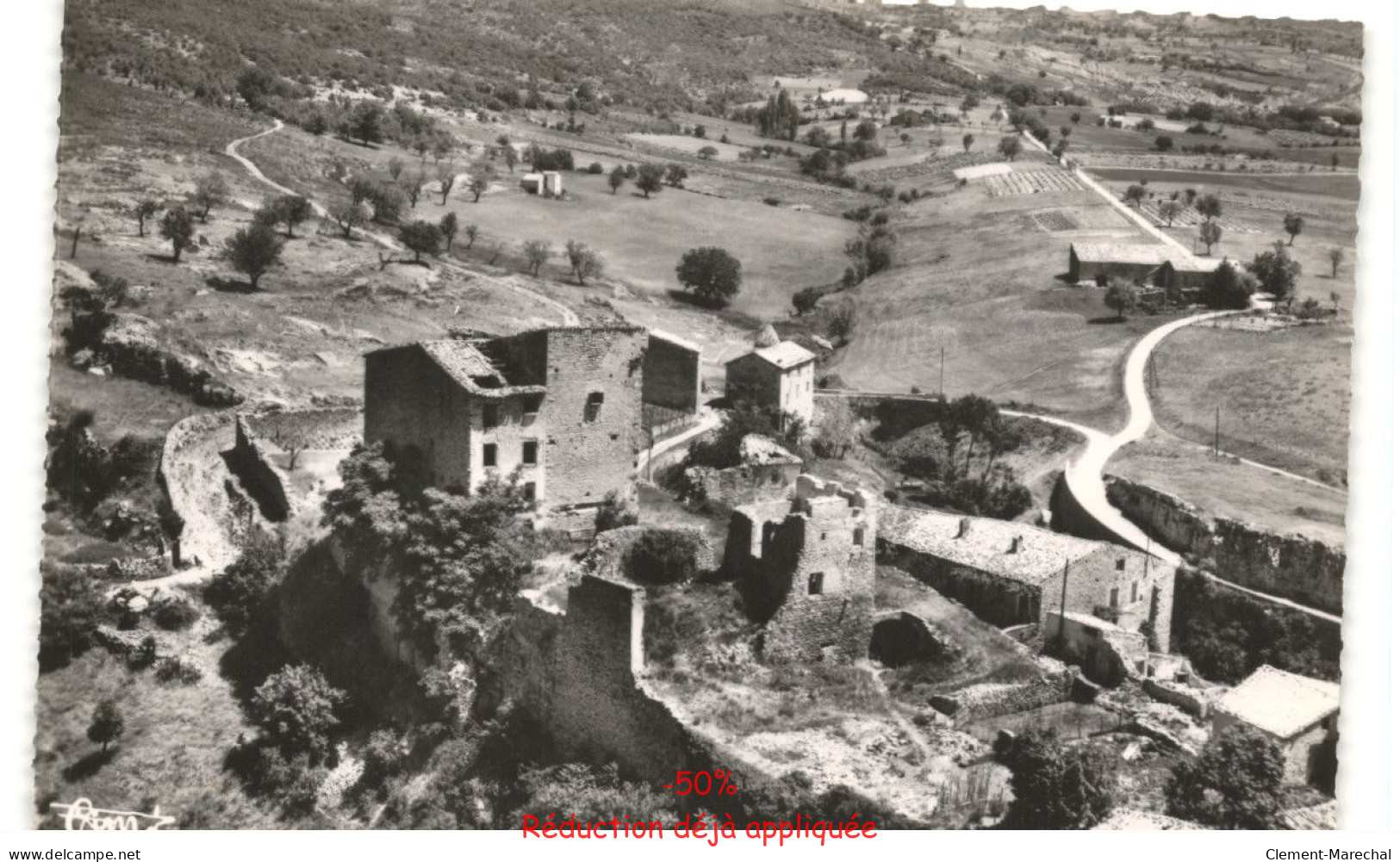 SAINTE-JALLE: vue aérienne 10x15 - très bon état