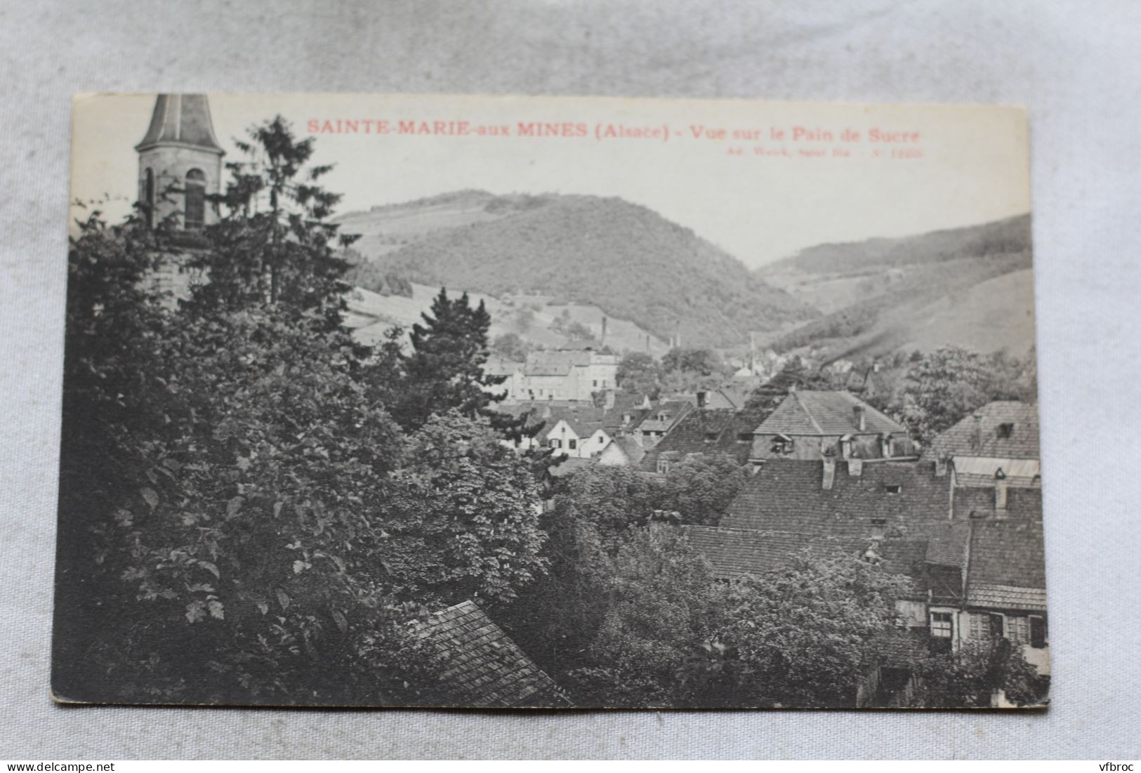 Sainte Marie aux Mines, vue sur le Pain de Sucre, Haut Rhin 68